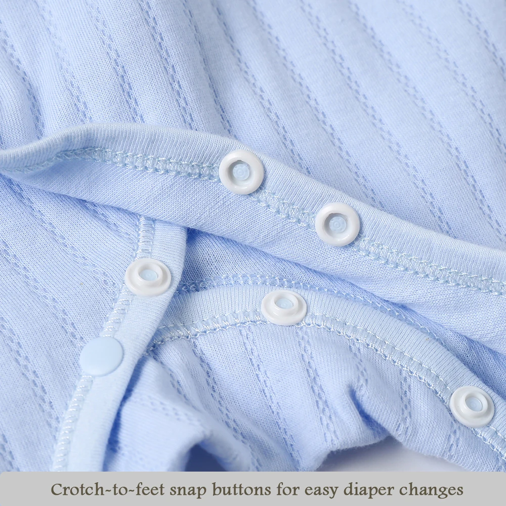 Детский хлопковый комбинезон с длинным рукавом на возраст 0-3 месяца |