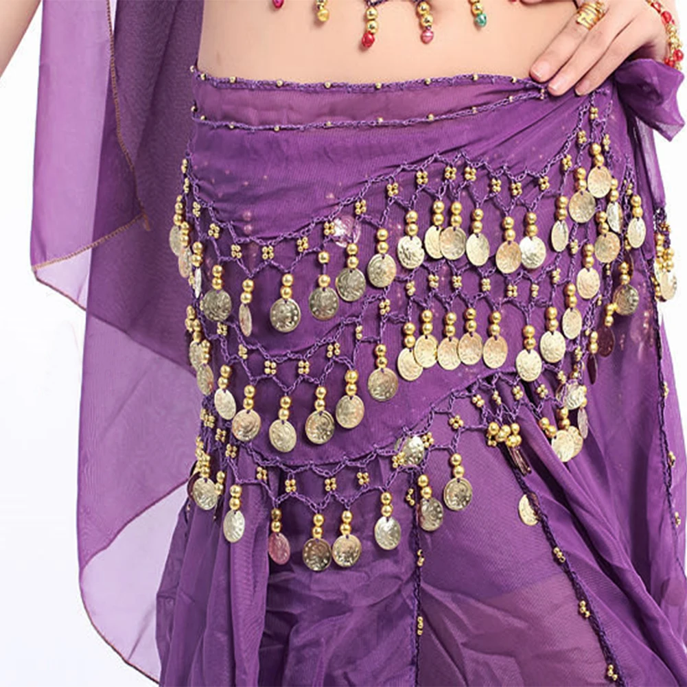 Женская юбка для танца живота шифоновая трехрядная 13 видов на выбор|Танец живота|