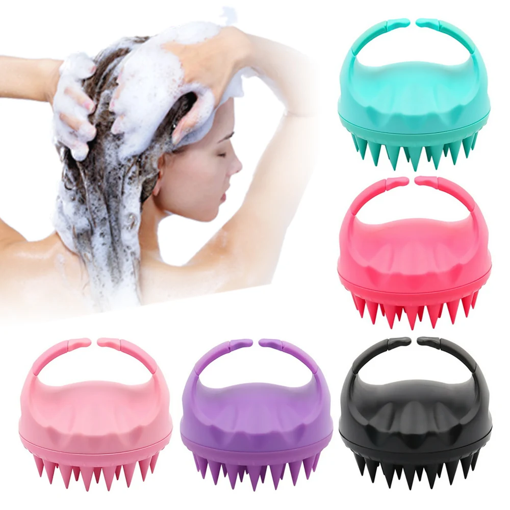 

Soft Shampoo Scalp Shower Body Washing Hair Massage Massager Brush Comb