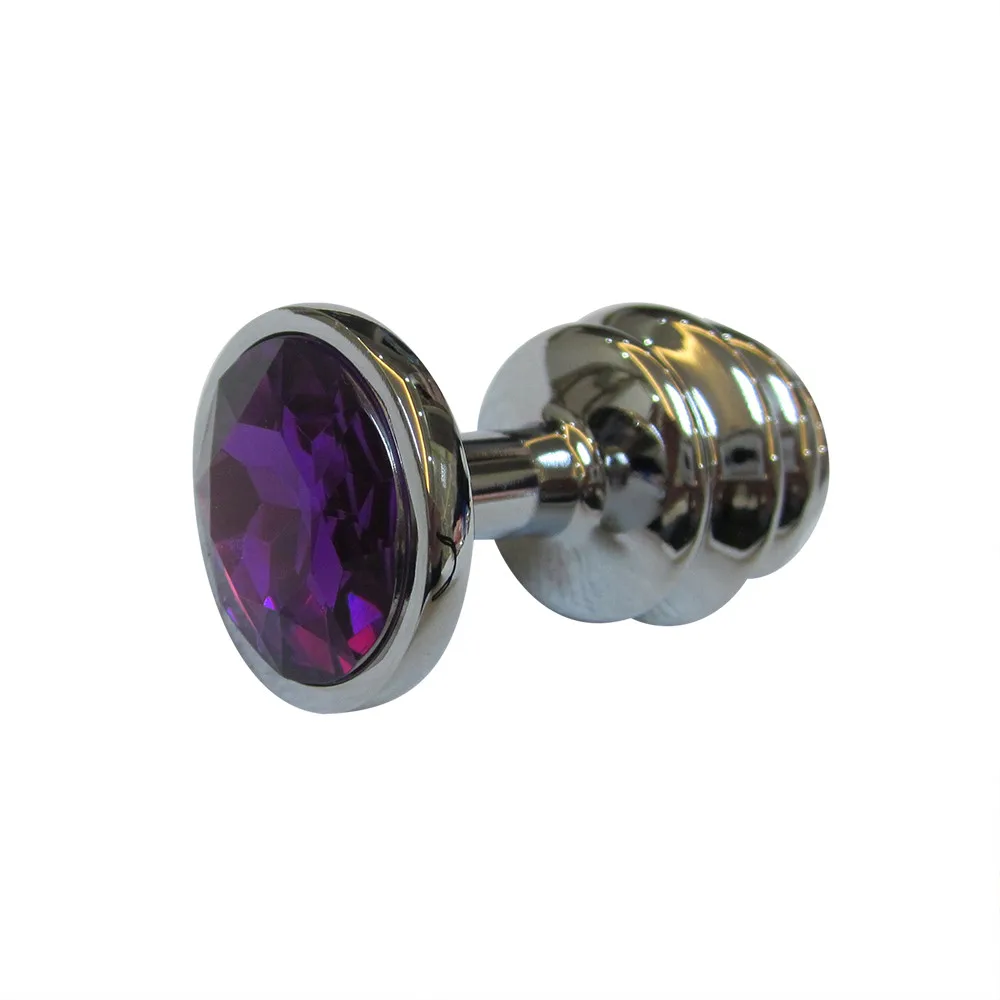 Эротические игрушки Berg Crystal серебристый цвет металлический задний двор анальная