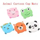 Мультфильм Форма термостойкий силиконовый коврик для выпечки для питевых чашек подставки Non-slip горшок Настольный держатель Подставка для столовых приборов кухонные принадлежности гаджет наборы для ухода за кожей