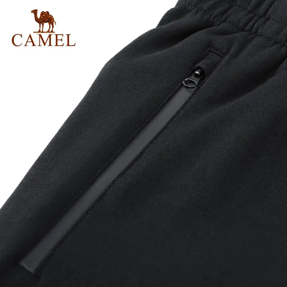 CAMEL Тренажерный зал Спортивный костюм для мужчин женщин бег водолазка комплект для бега тренировки фитнес зима с длинным рукавом тренировка с карманом