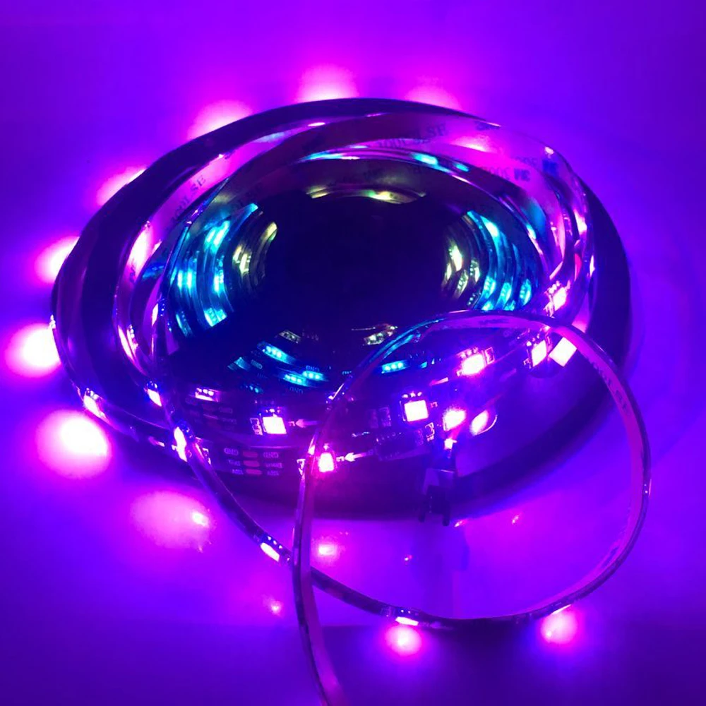 Модифицируемая Светодиодная лента WS2811 12 В контроллер Bluetooth Dream Color 5050 RGB 30