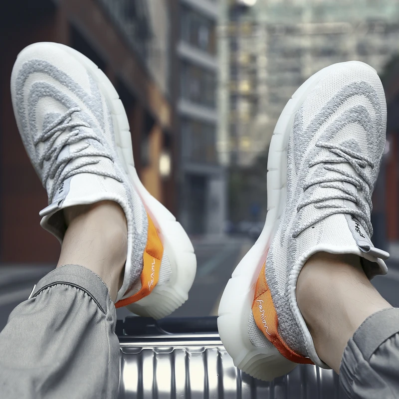 

Mesh Sneakers Men Sneakers Work Mens Shoes Sports Casual For Men Sneaker Man Shoe Fashion Summer Light Breathable Sport