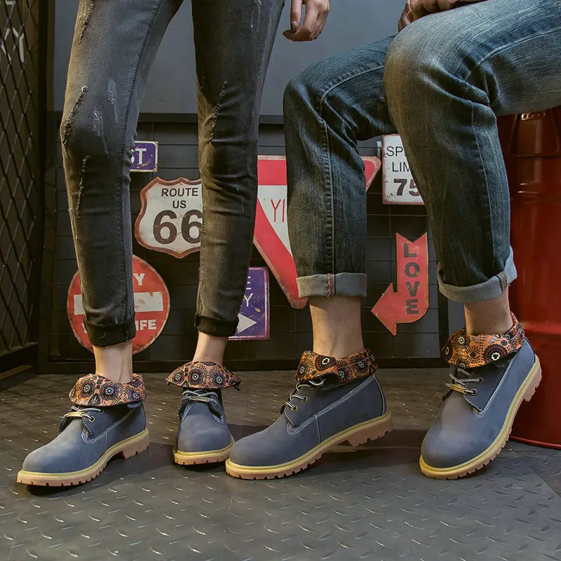 Женские ботинки Martin из 100% натуральной кожи рабочие Уличная обувь для пар женские