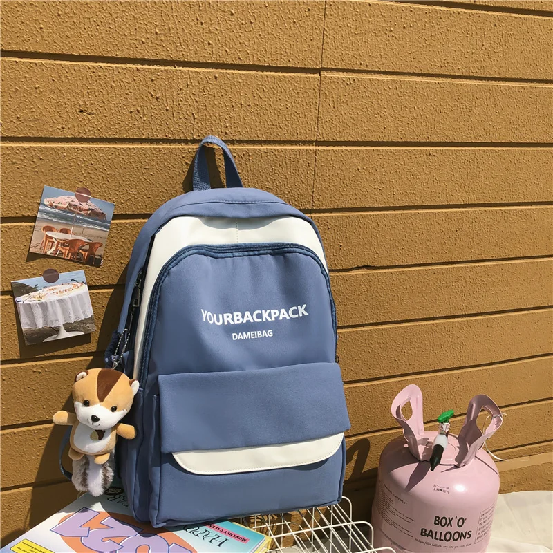 

YTX1642 College student class bag simple Japanese backpack female high school student couple backpack