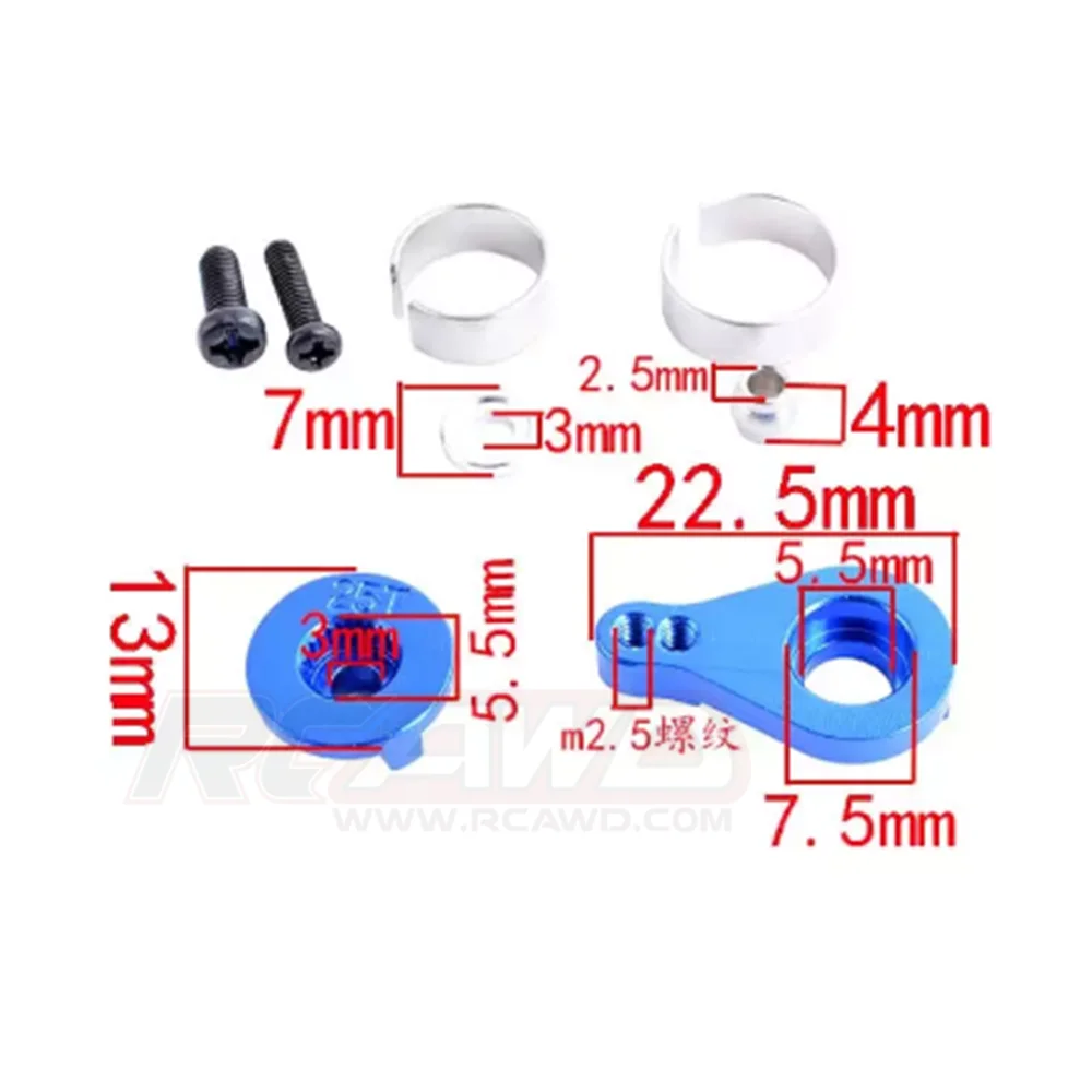 серворуль из сплава rcawd 0033 для wltoys 12428 1