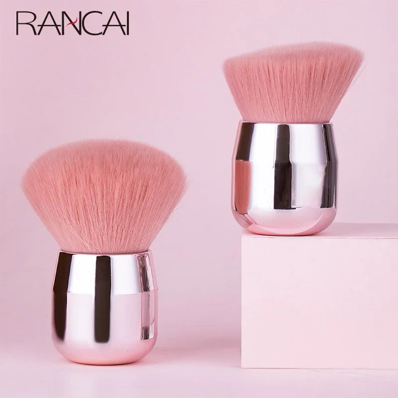 

RANCAI Makeup Brushes 1pcs Large Powder Blusher Mushroom Head Foundation Face Eyes Concealer Kabuki Brush Cosmetic Make Up Tools