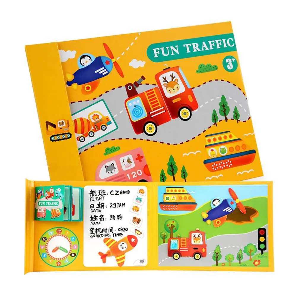 

1 Set Wooden Educational Toys Magnetic Easel Board Puzzles Games for Boys Girls