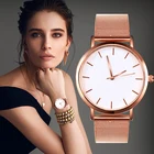 Модные женские часы, Простые Романтические часы из розового золота, женские наручные часы, женские часы, Прямая поставка