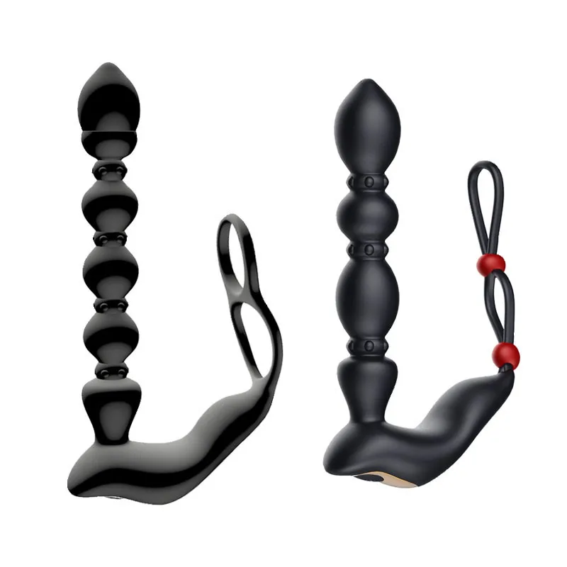 Вибратор-массажер простаты для мужчин анальная пробка с крючком USB-разъем