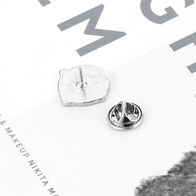 Креативная эмалированная Заколка-значок для охотников-приведений белая