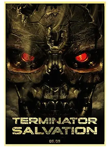 

Terminator Salvation Poster Vintage Metal Tin Sign, Wall Decor for Bars, Restaurants, Cafes, Pubs 12 x 8 Inch