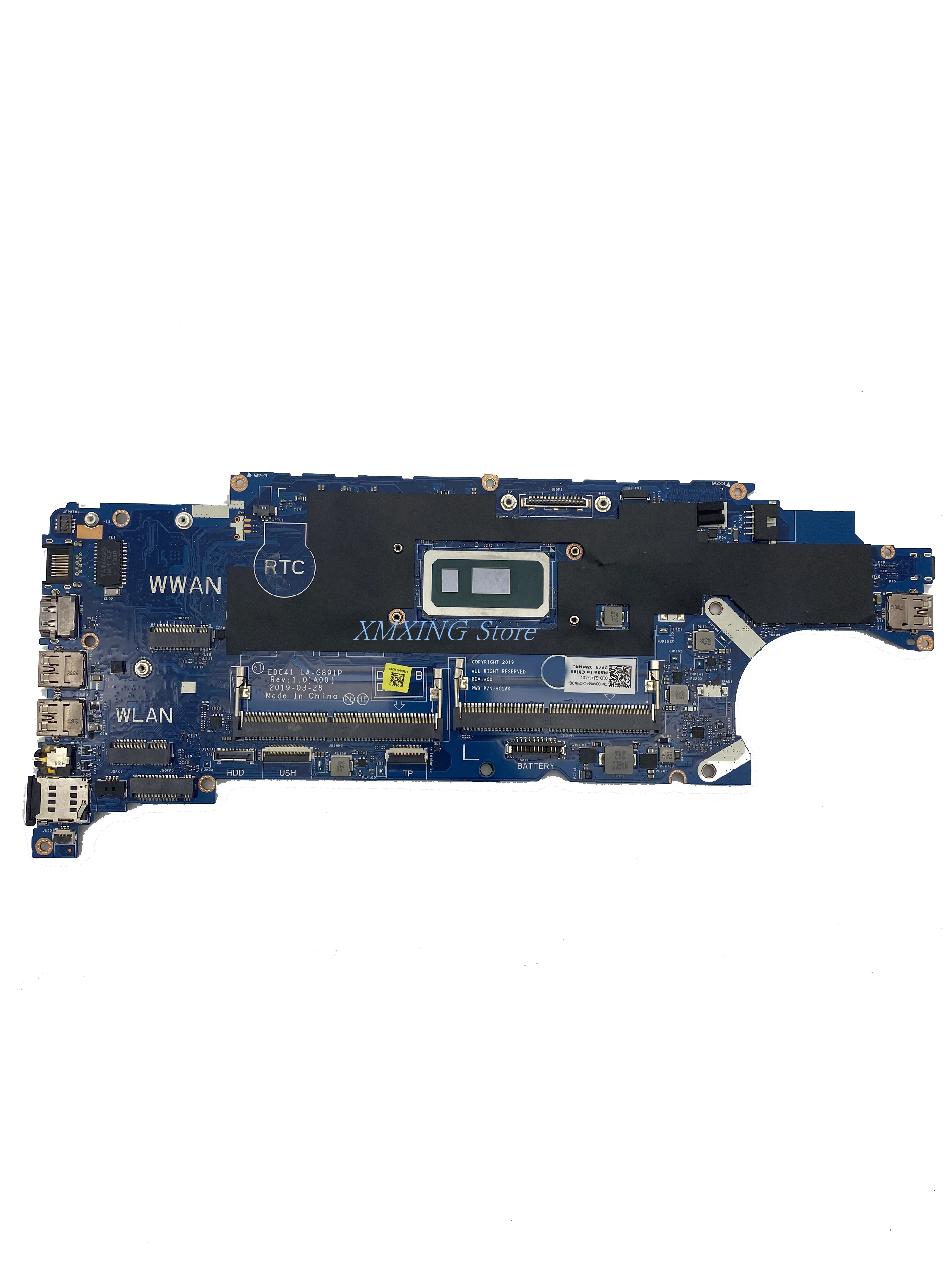 FULCOL для DELL Latitude 5400 ноутбук материнская плата Процессор I5-8365U LA-G891P с SRF9Z CN-03WM4C 0HJD1J