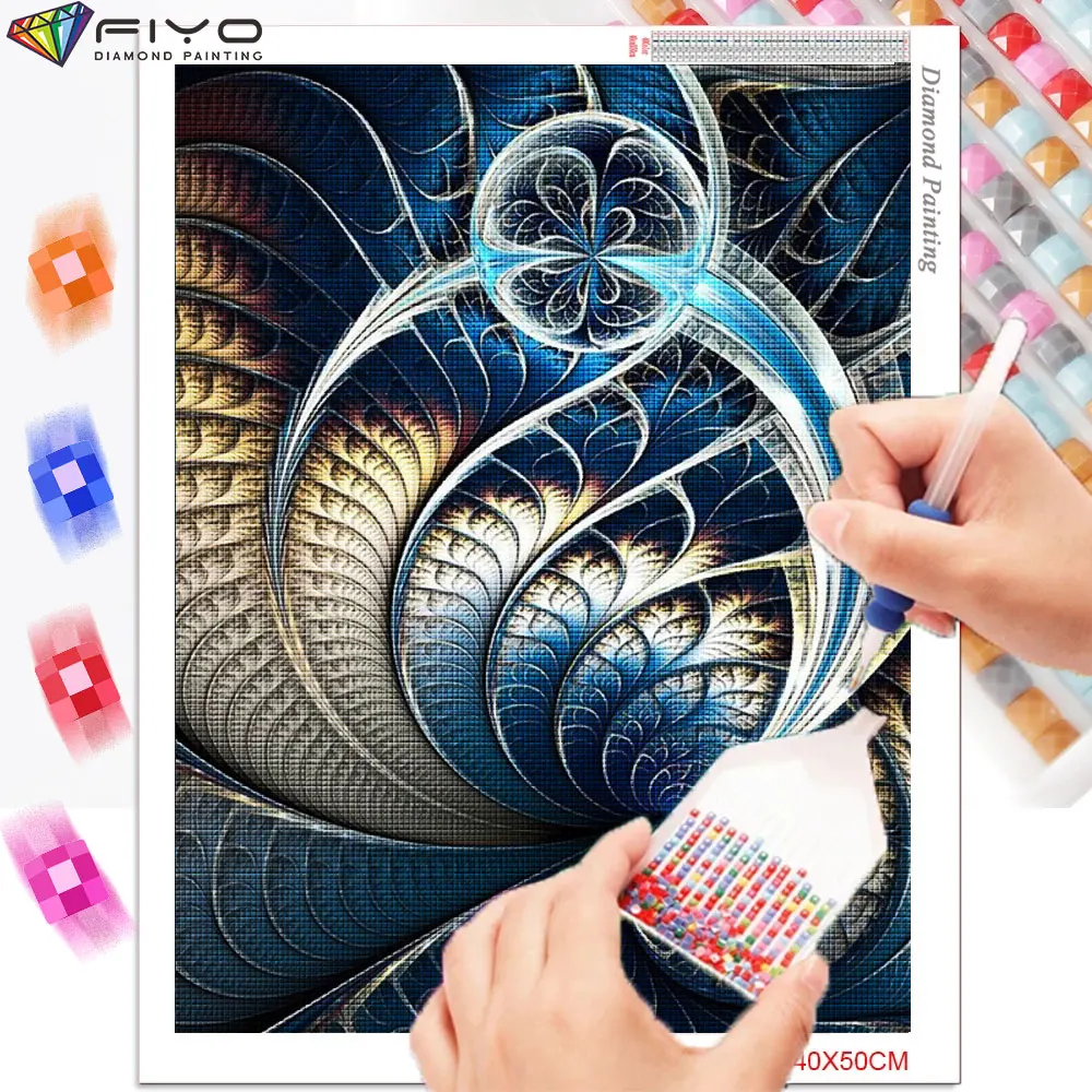алмазная мозаика вышивка полная 5D DIY живопись полный пейзаж абстрактный цветок