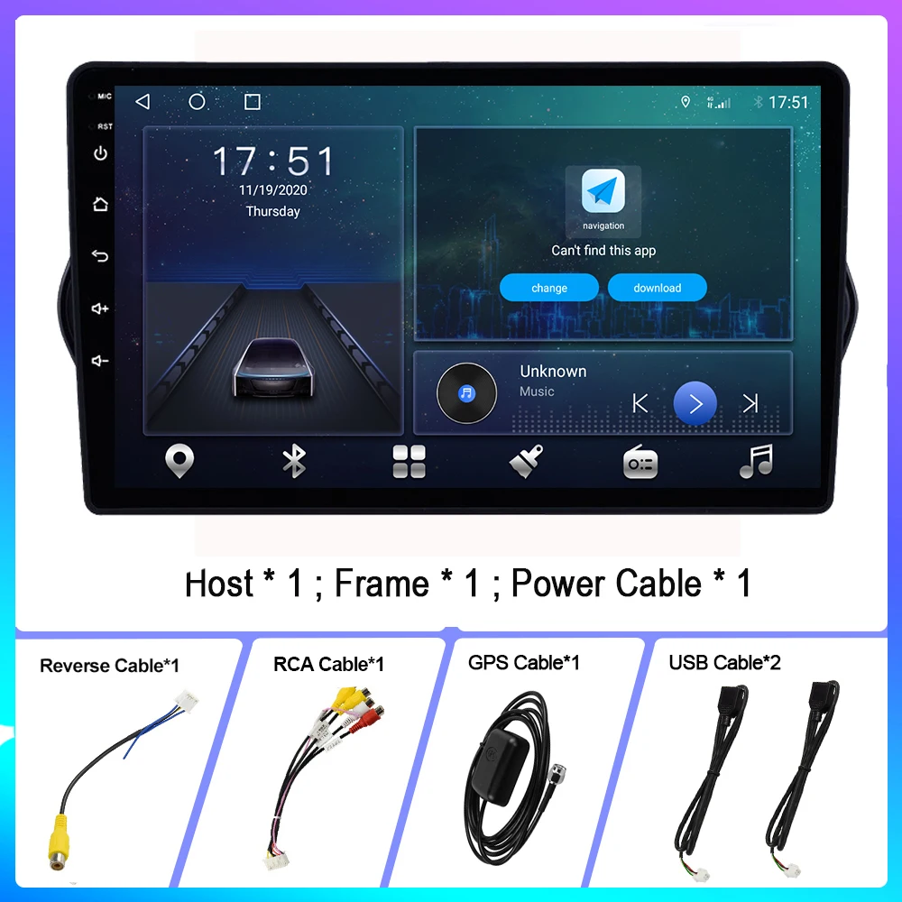 

6G+128G Car Radio Android 10 For Fiat EGEA TIPO 2015-2018 GPS Navigation 4G WIFI USB Android Auto BT Carplay NO CD DVD Player