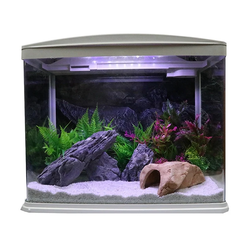 Декоративная пещера для рептилий аквариум полимерное украшение аквариума