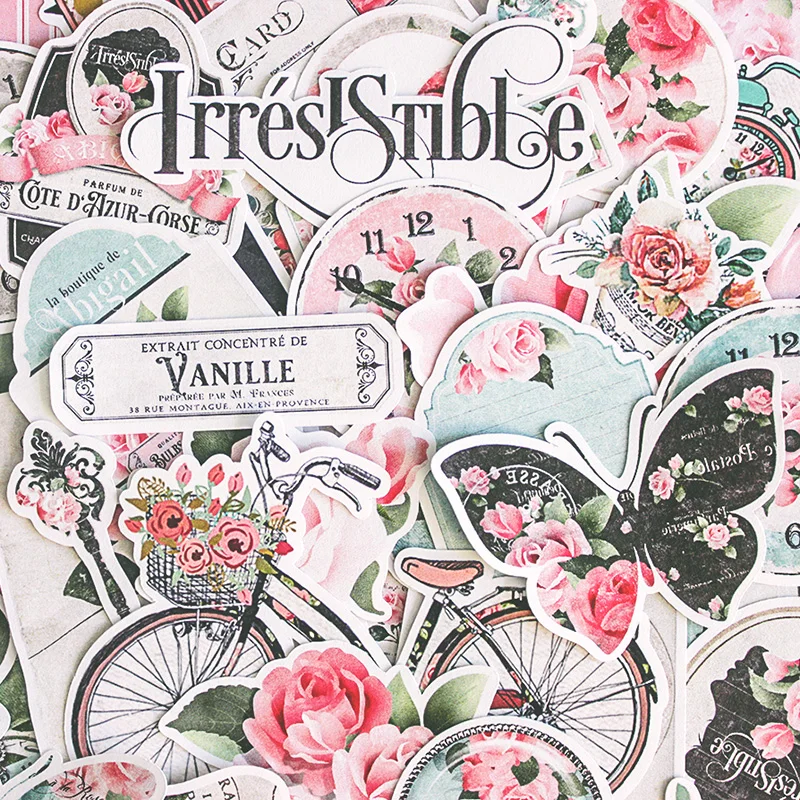 

60 PCS Stickers Crafts And Scrapbooking stickers book Student label Decorative sticker kids toys