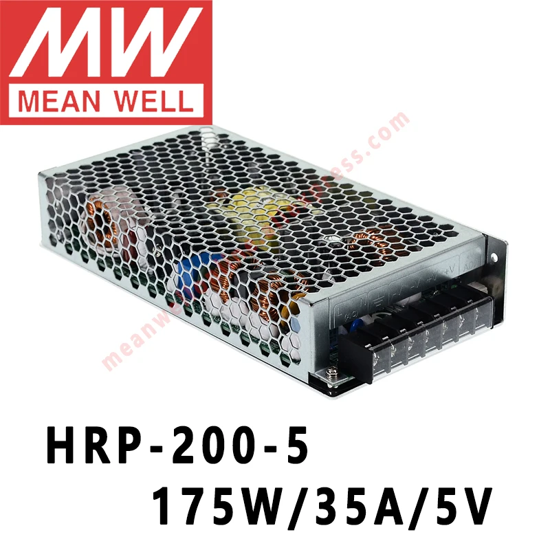 Mean Well HRP 200 5 meanwell 5V/35A/175W DC с одним выходом PFC переключатель функций сетевым
