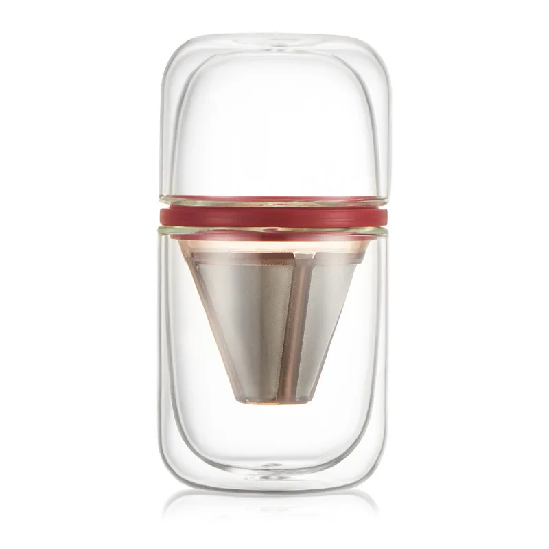 Удобный кофейник с фильтром фильтрующий экран из нержавеющей стали дорожная