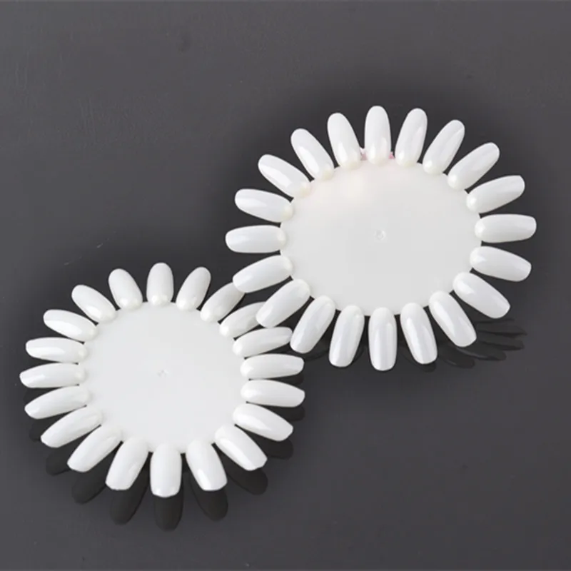 Kalvaro 24 цвета овальной Диаграммы Дизайн Ногтей Дисплей Акриловые Ложные Советы