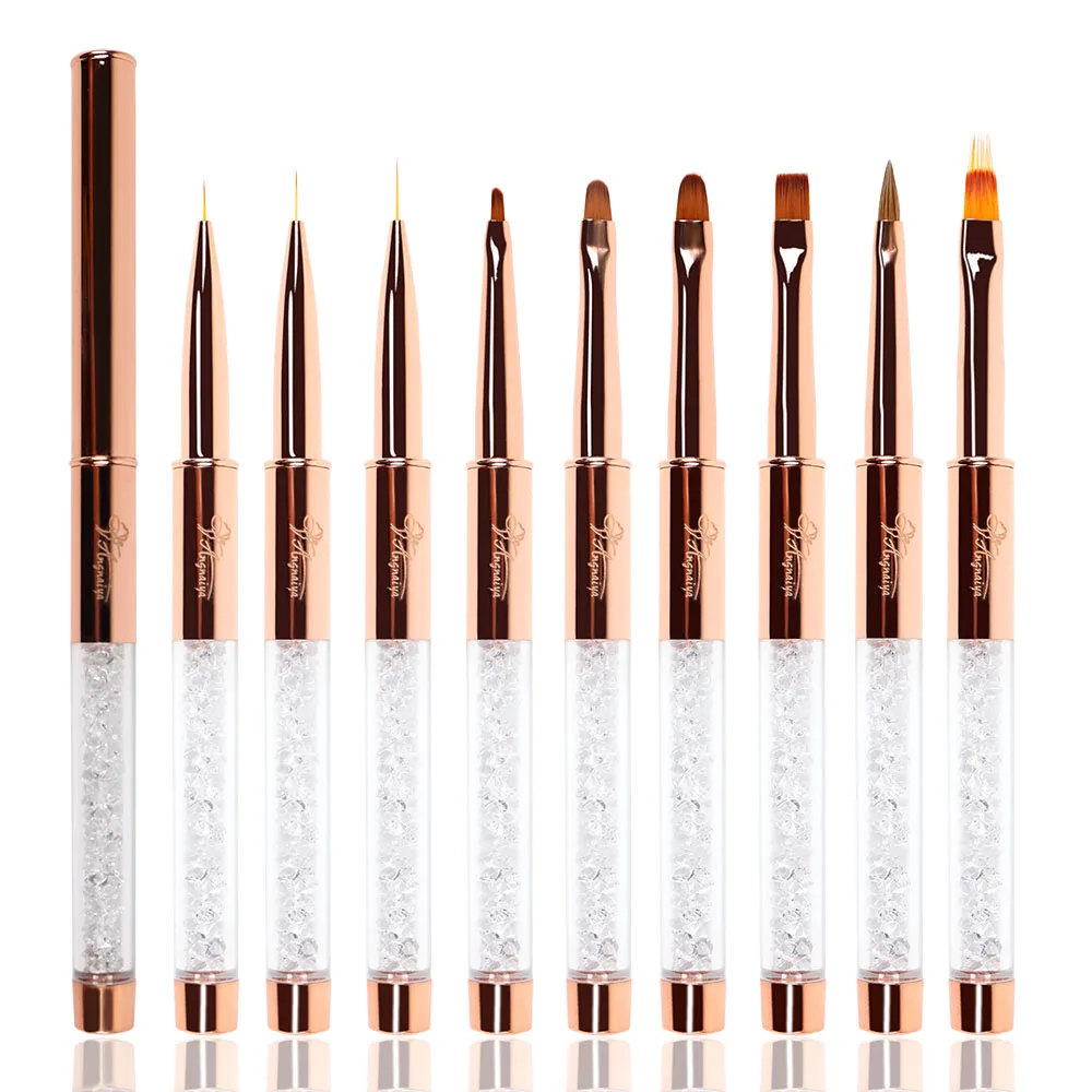 BQAN наращивание ногтей акриловая жидкая пудра УФ-гель для вырезания кисть