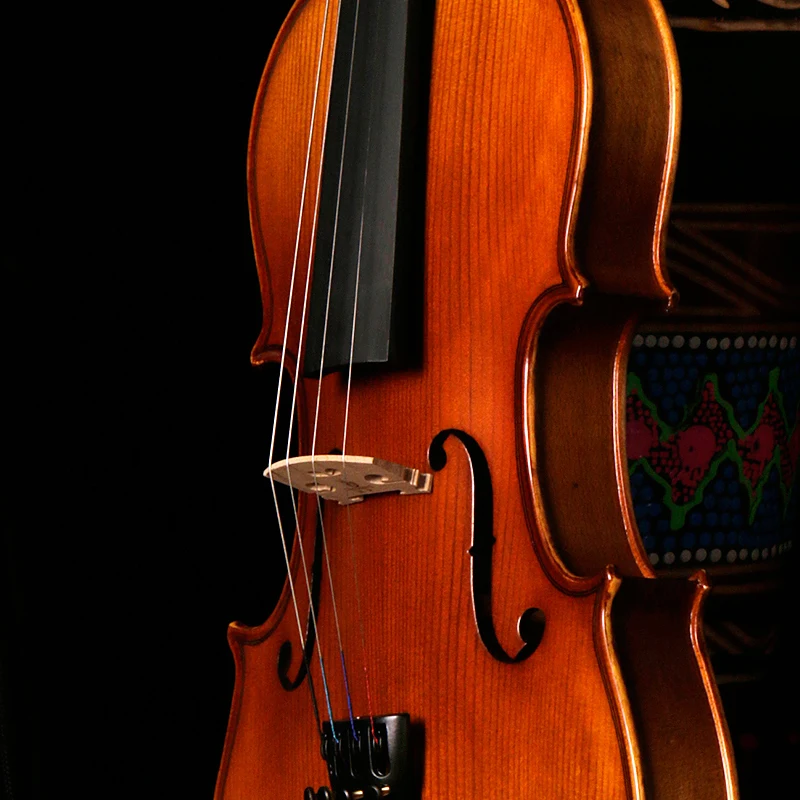 Скрипка из массива дерева ручной работы для взрослых и детей Современная