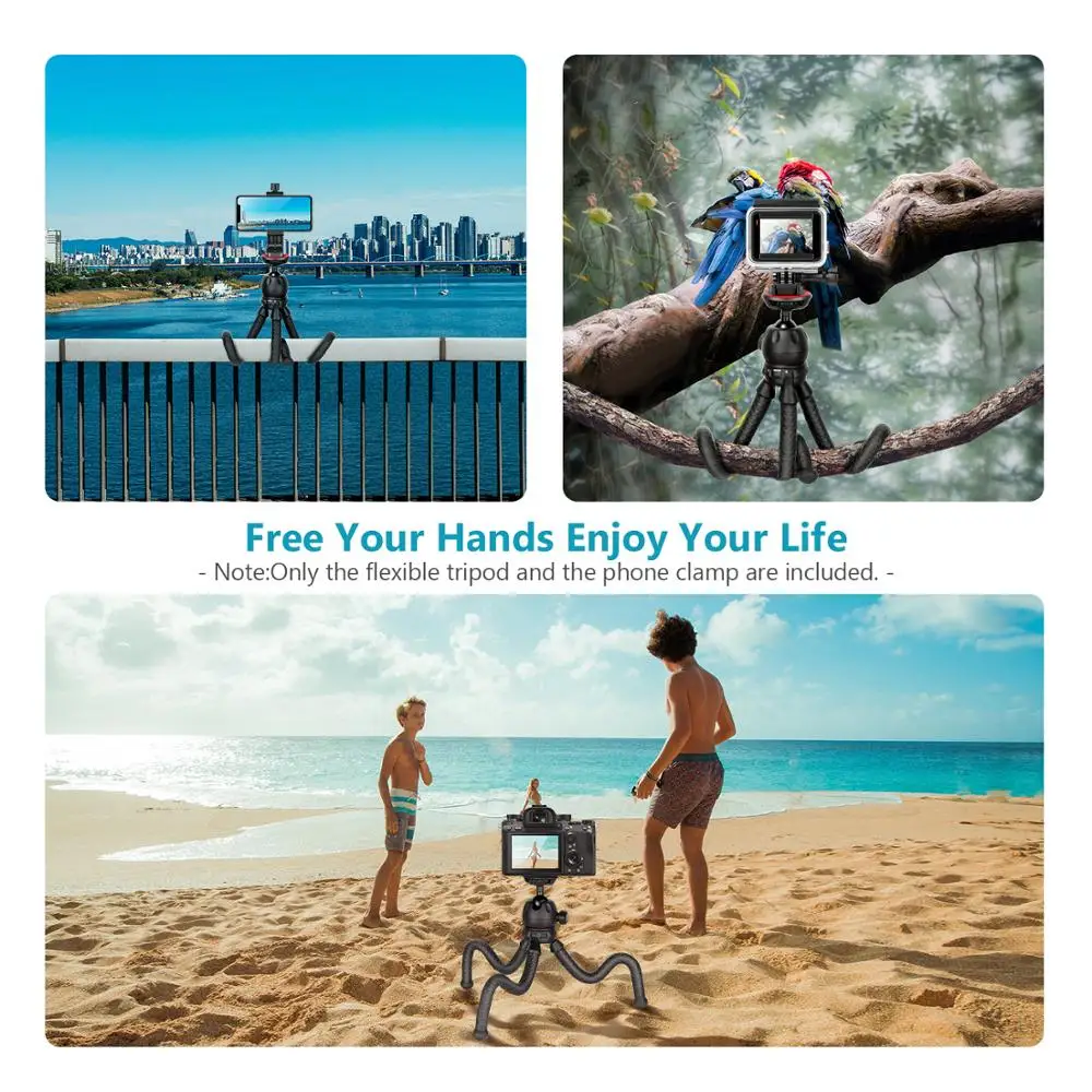 Гибкий штатив Neewer 12 дюймов с винтовым креплением 1/4 дюйма и шариковой головкой