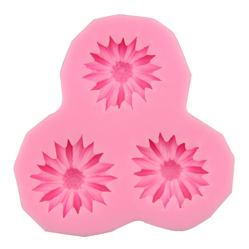 Daisy fondant silicone cake mold candy pudding jelly mold DIY baking appliances kitchen tools