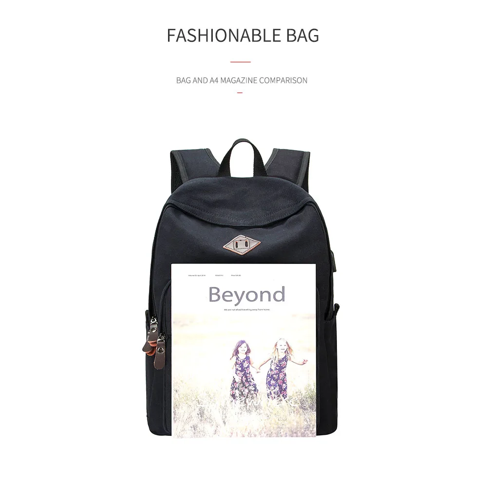 Рюкзак для ноутбука 15 6 дюйма с USB зарядкой и защитой от кражи|Сумки чехлы