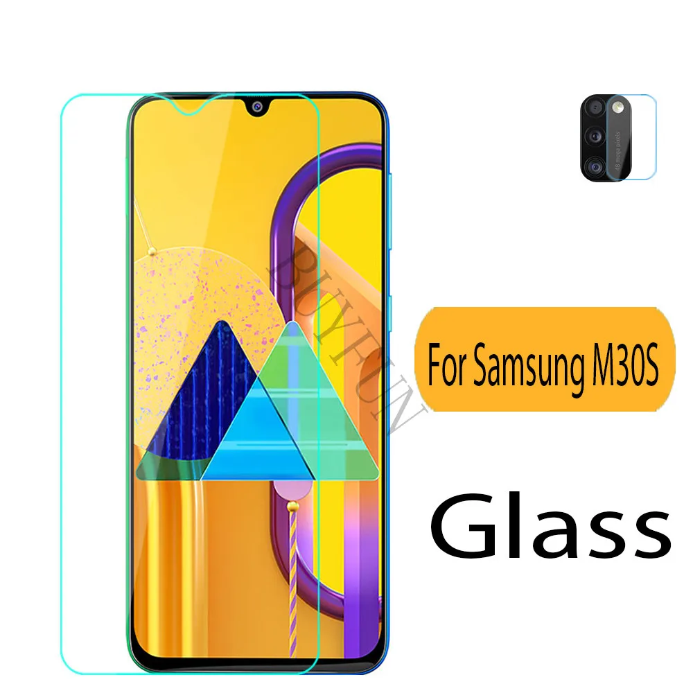2в1 закаленное стекло для Samsung Galaxy M30S HD защита экрана объектив камеры Sumsung Galax