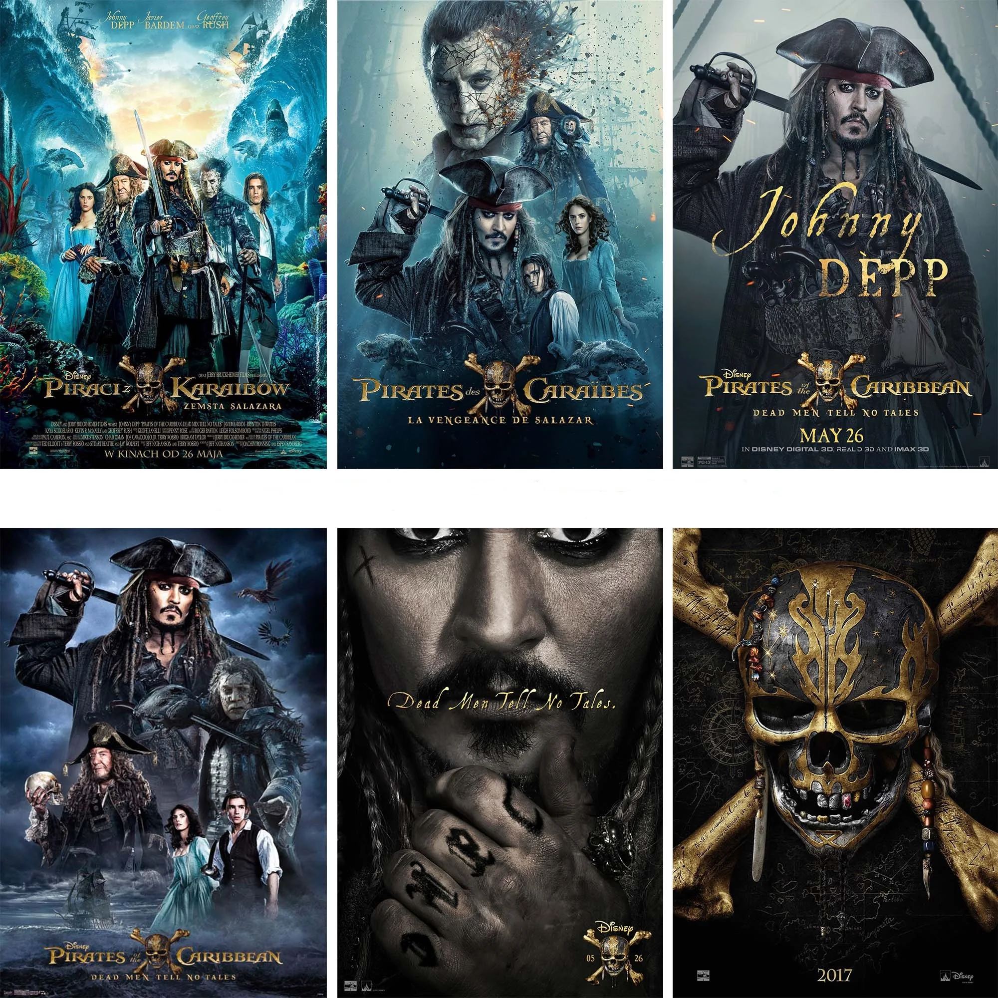 Алмазная мозаика Пираты Карибского моря постер алмазная живопись