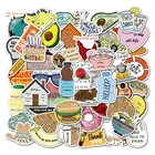 103050 шт., водостойкие наклейки в виде авокадо