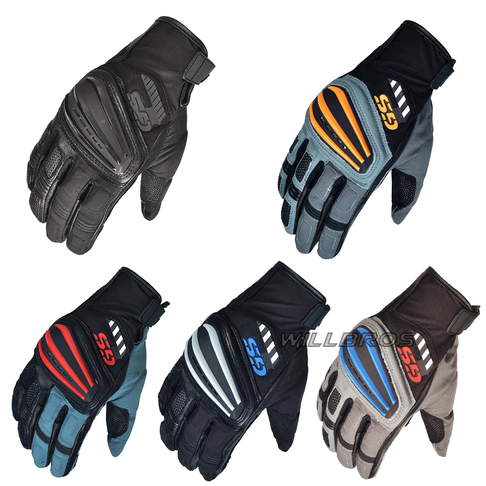 Кожаные перчатки для Мотоцикла BMW, унисекс, для езды на мотоцикле, скутере, улице