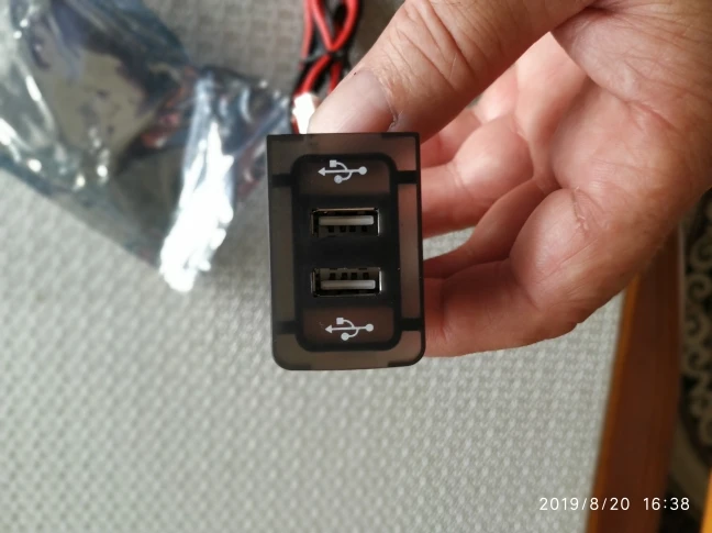 Автомобильные выключатели USB зарядное устройство автоматические реле MK4 в приборной панели двойной USB порт зарядное устройство розетка питания# Y3