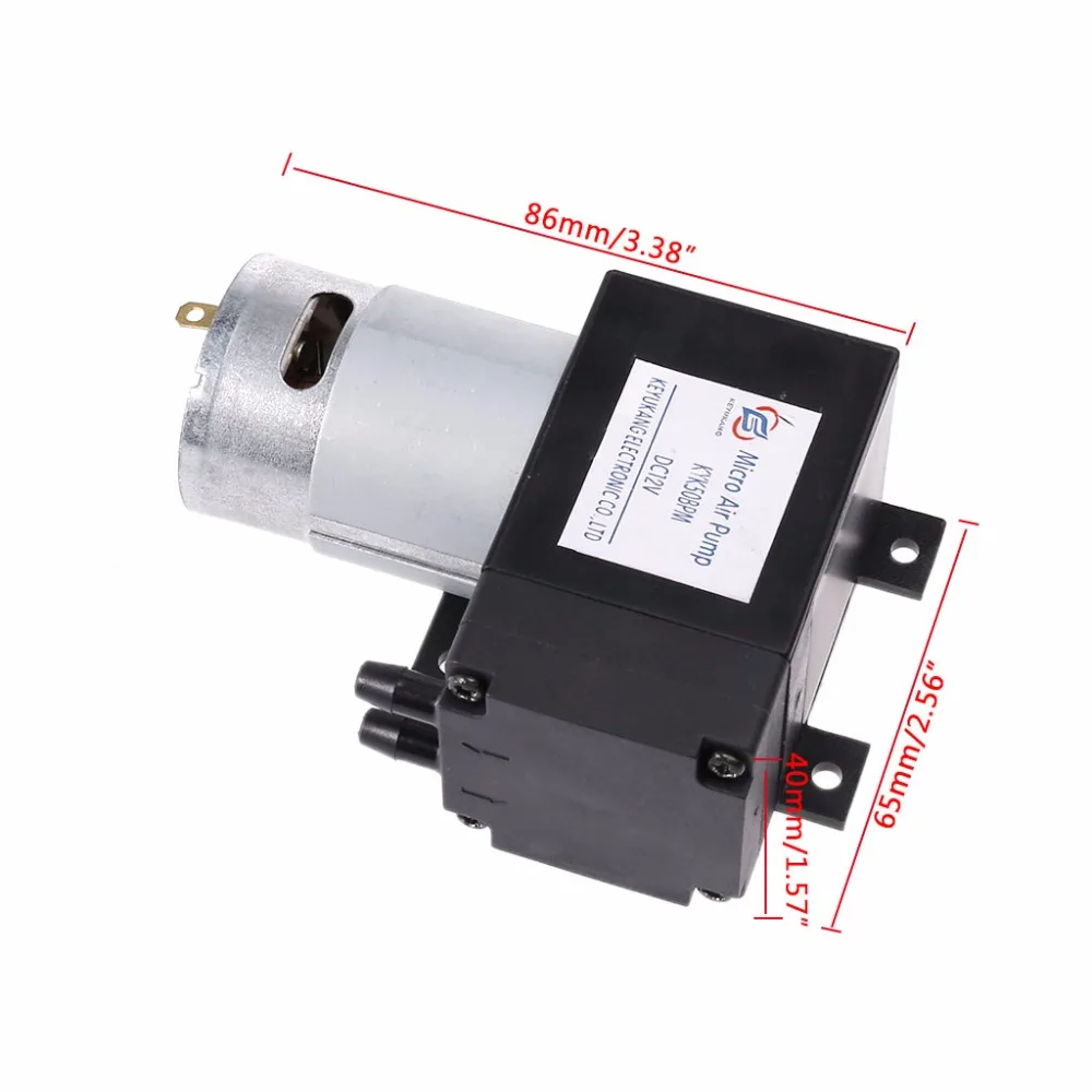 

DC 12V Mini Vacuum Pump 8L/min High Pressure Suction Diaphragm Pumps With Holder