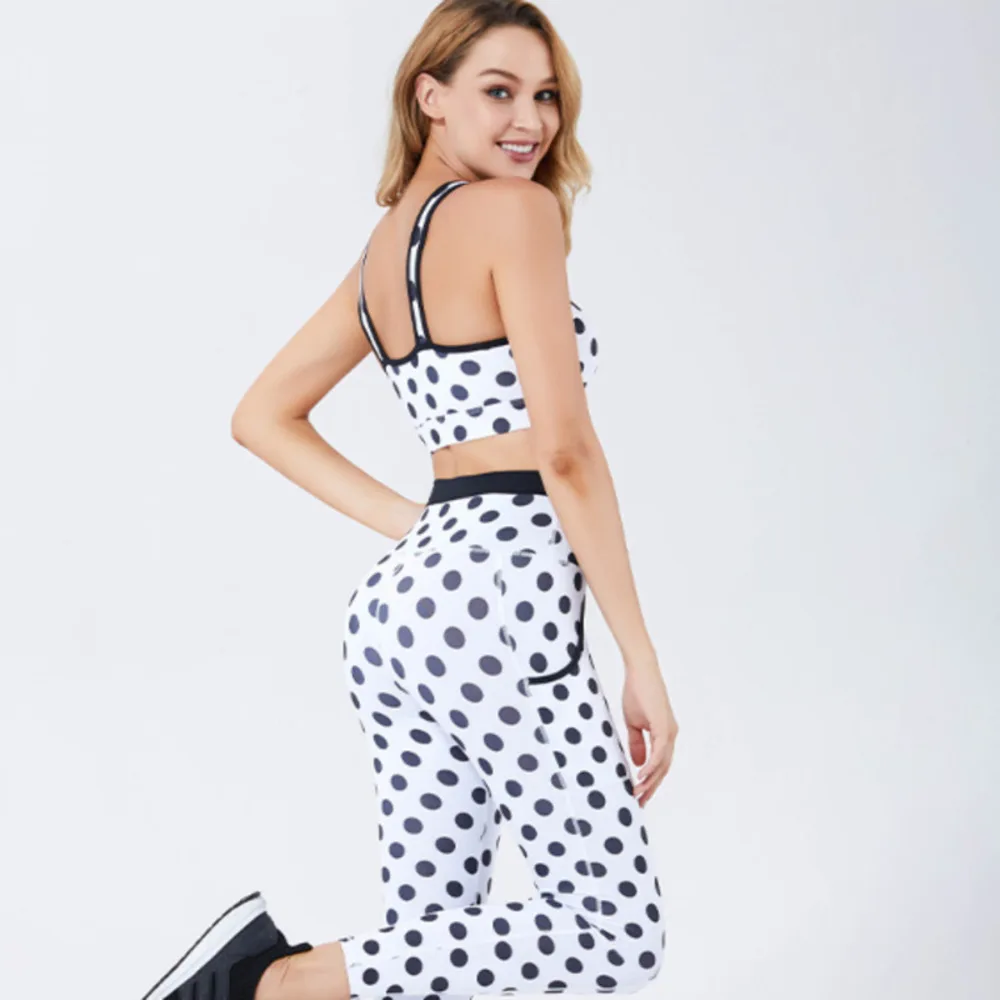 Комплект для йоги NCLAGEN женская спортивная одежда с карманами 2 предмета