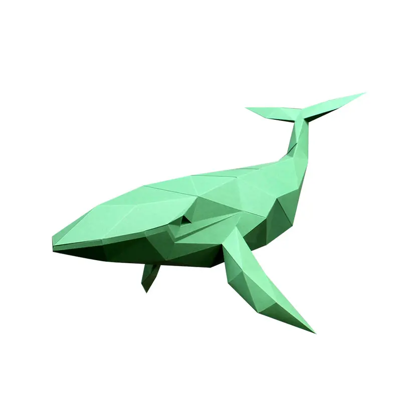 3D подвесной КИТ фотобумага для животных модель Творческое Ремесло пазлы