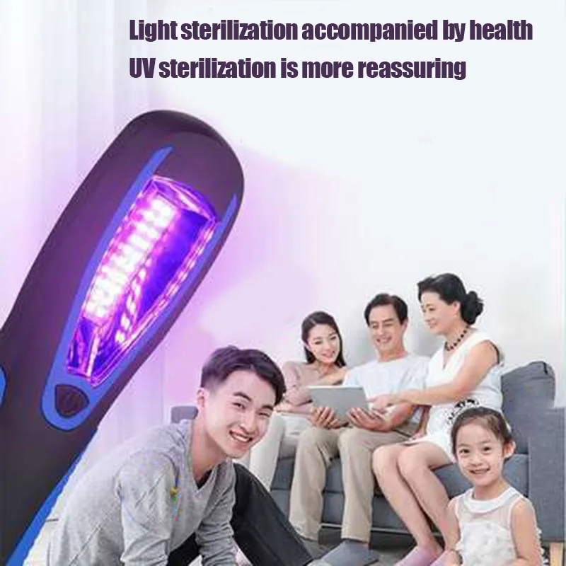 

LED Light UV Lamp Portable Magnetic UV Cleaning Light with Hook for Home Office Vehicle L9