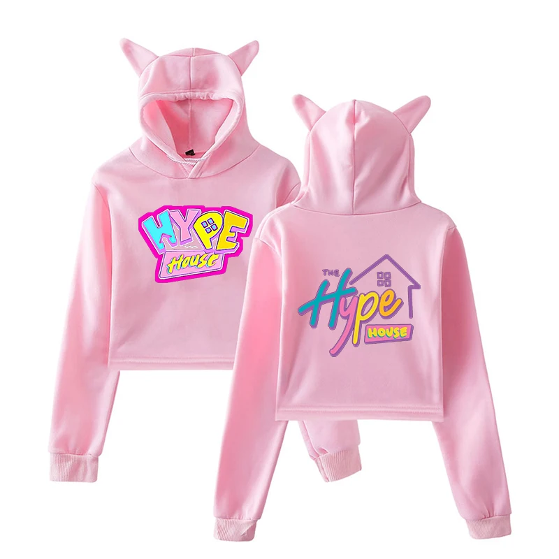 

The Hype House Hoodie Cat Ear Hoodie New Spring Fashion Hoodie Girls Printing Sportswear Sweatshirts Hipsters Female Pullover