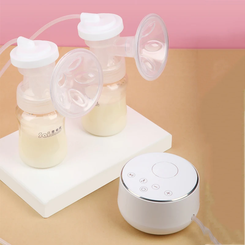 

Double Bilateral Electric Breast Pump Milker Suction Large Automatic Postpartum Milk Maker Bebes Accesorios Single Breast Pump