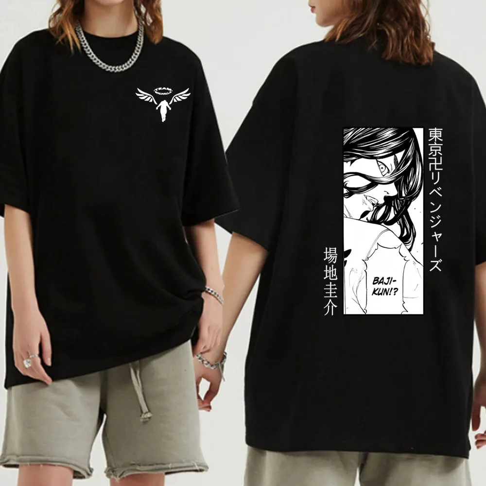 

Tokyo Revengers Anime T Shirt Women Casual Harajuku Baji Keisuke Female T-Shirt Summer 2021 T Shirts Unisex