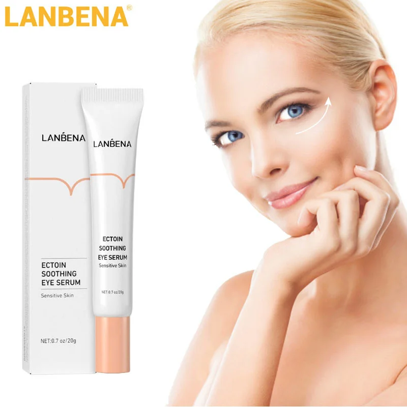 

LANBENA Soothing Eye Serum Anti-allergy Firming Remove Fine Lines Reduce Puffiness Repair Anti-Wrinkle With Massage Head