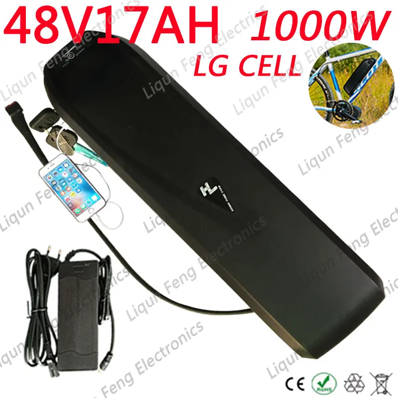 Аккумулятор для электровелосипеда высокой емкости 48 В 17 а/ч 18 А/ч 1000 Вт | Спорт и