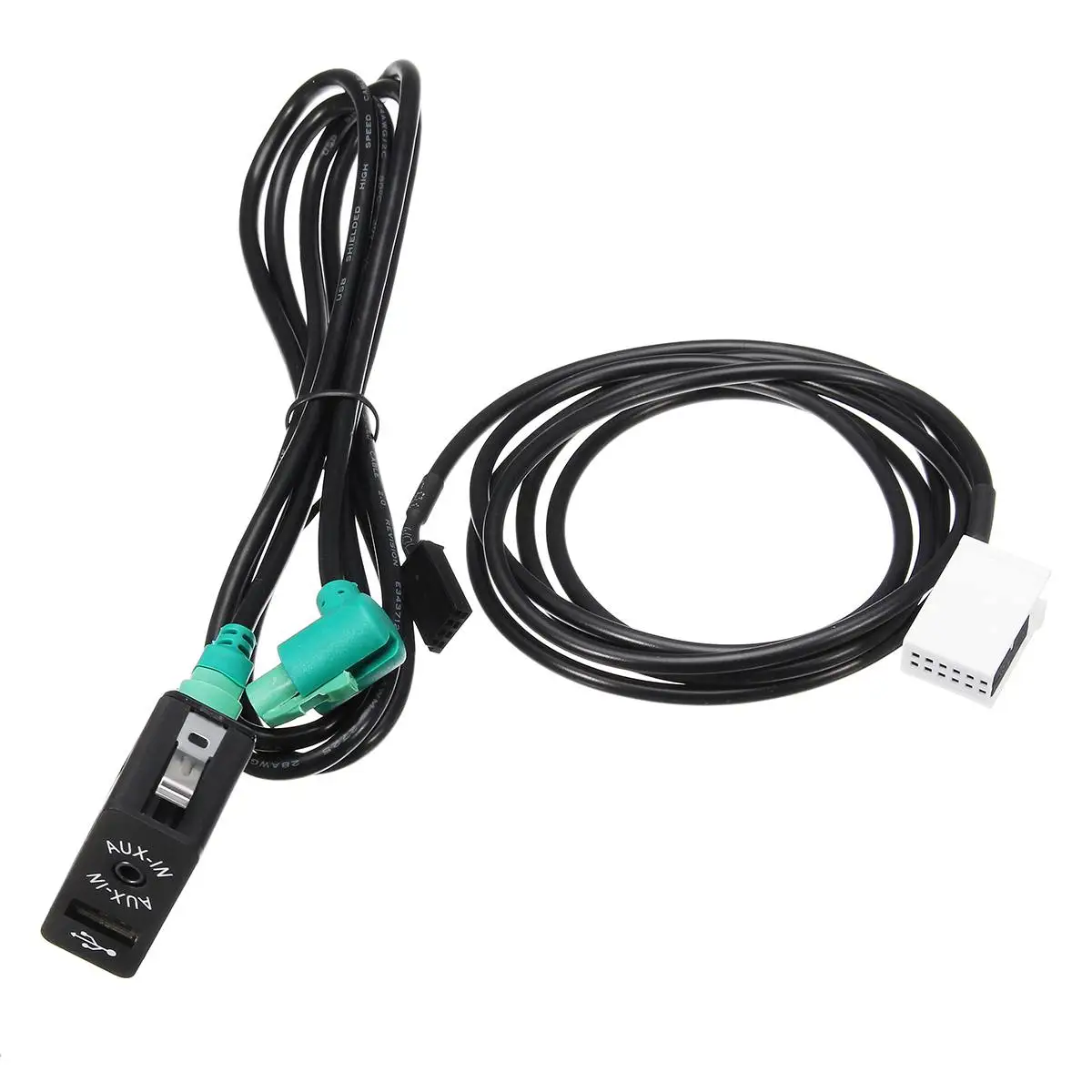 Для BMW E60 E61 E63 E64 E87 E90 E70 F25 для Phantom автомобиля AUX USB розетка переключатель + кабель