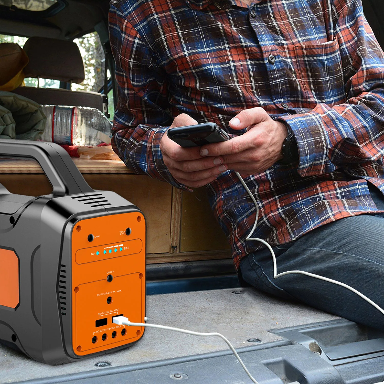 Аварийная электростанция 130wh портативный источник питания солнечный генератор