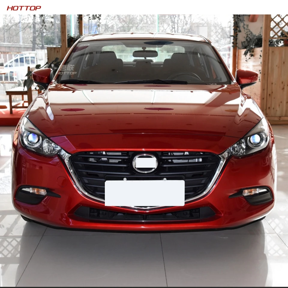 Для Mazda 3 Axela Sedan 4dr хромированная Задняя Крышка багажника, накладка на дверь багажника, декоративная формовочная полоска для стайлинга автомобилей