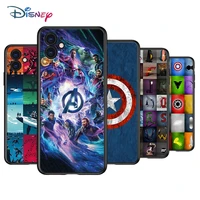 avengers marvel silicone black cover for apple iphone 13 12 mini 11 pro xs max xr x 8 7 6s 6 plus se phone case