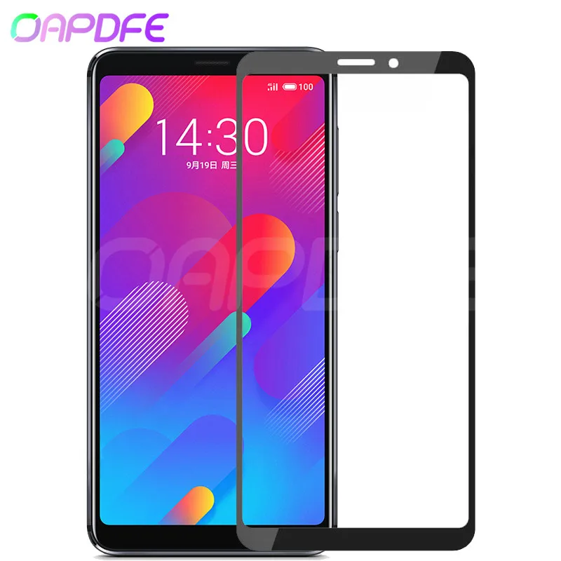 9D полное покрытие из закаленного стекла для Meizu M8 Lite M8 M6 M5 Note M6S M6T M5S M5C V8 Pro Защитная стеклянная пленка чехол