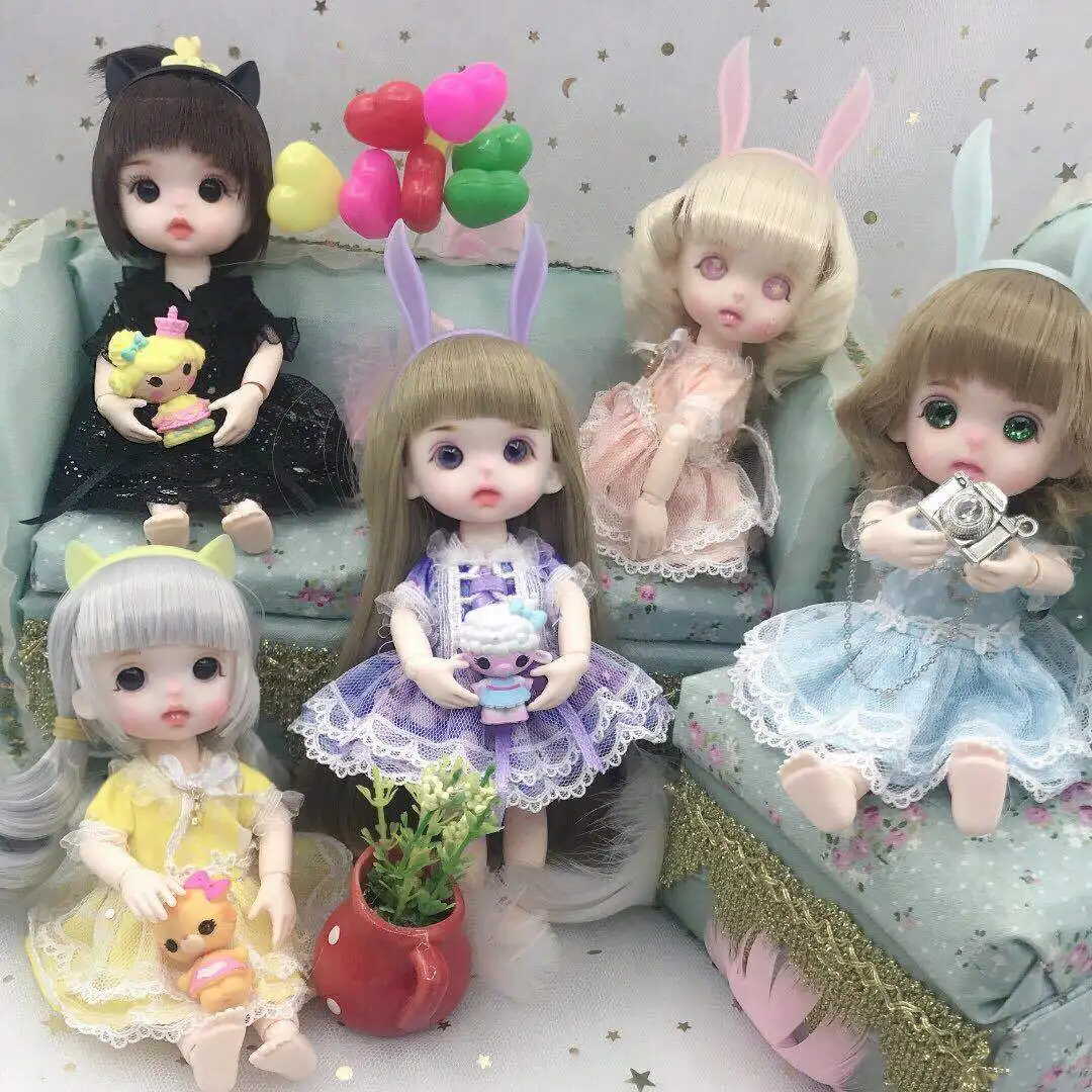 Dresses Royalty Doll Makeup Face Baby Reborn Wig Girls Doll Children Gift
